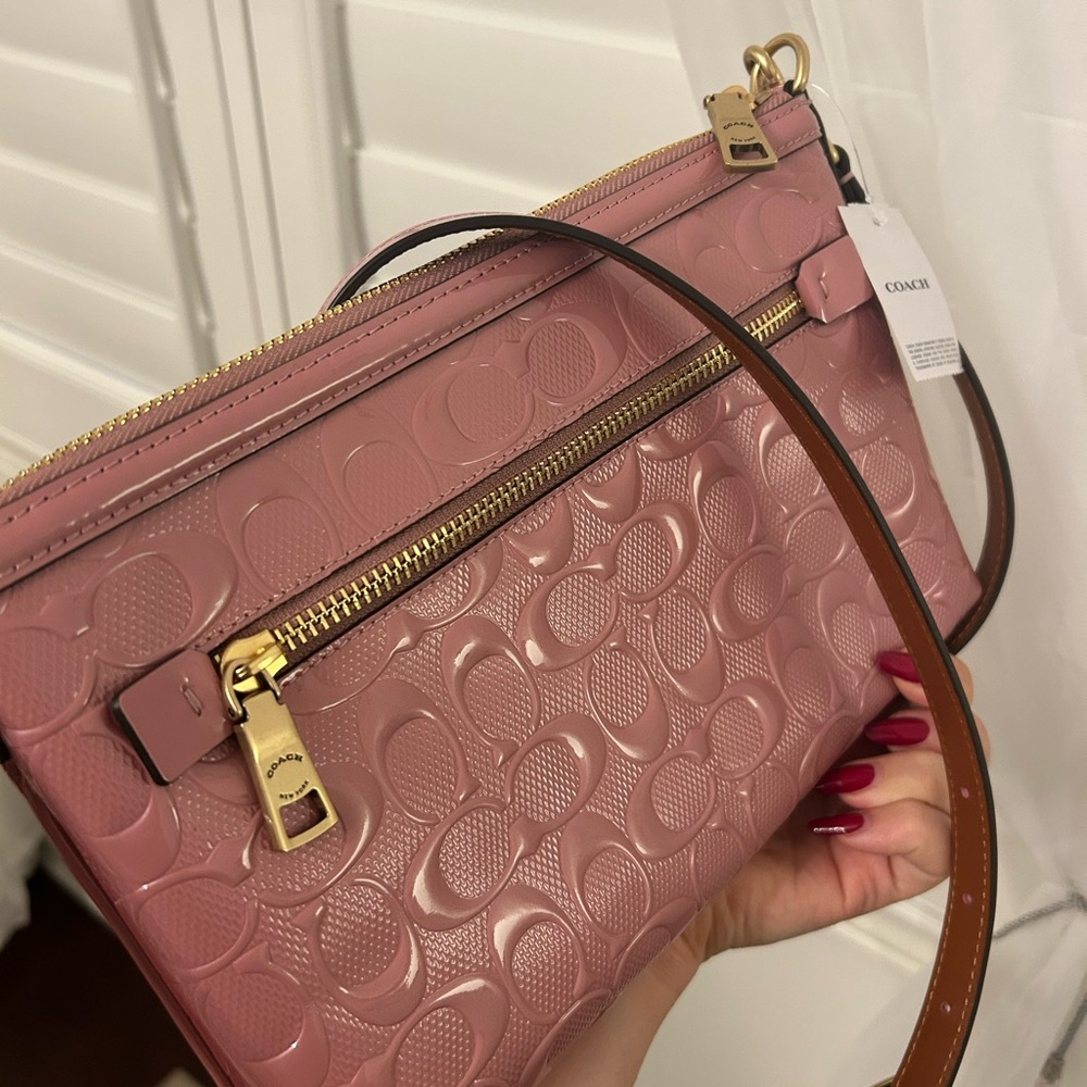Coach Legacy Zip Top Crossbody in Signature Leather - Picture 10 of 11